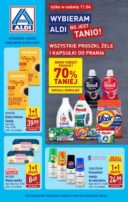 Aldi - gazetka promocyjna Najlepsze oferty na sobotę w Aldi! od soboty 11.04 do soboty 11.04