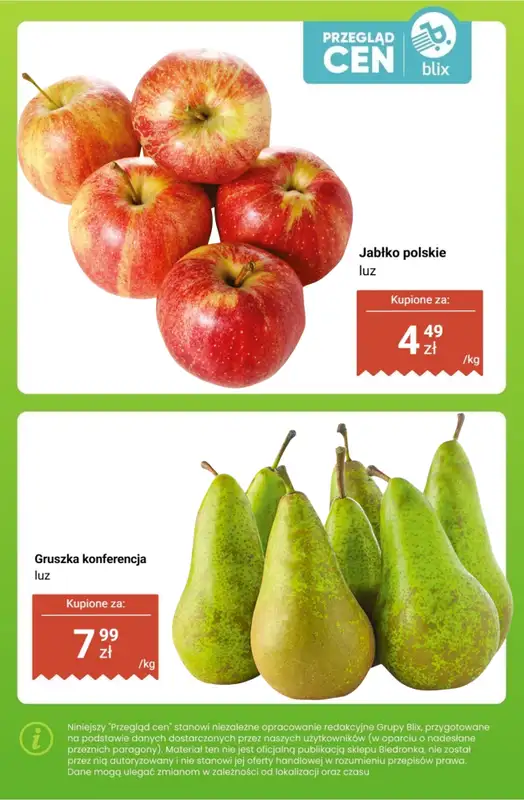 Biedronka - gazetka promocyjna Owoce i warzywa  - przegląd cen i ciekawostki od wtorku 07.04 do soboty 11.04 - strona 4