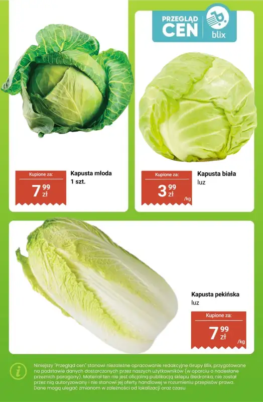 Biedronka - gazetka promocyjna Owoce i warzywa  - przegląd cen i ciekawostki od wtorku 07.04 do soboty 11.04 - strona 9