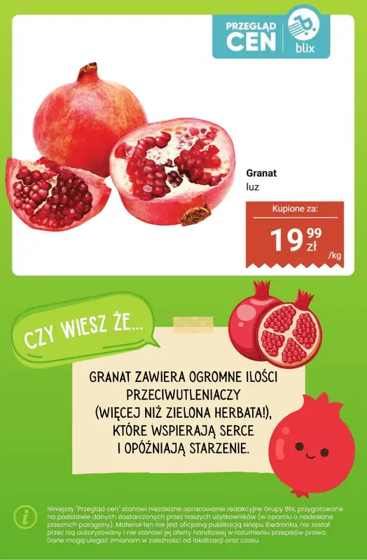 Biedronka - gazetka promocyjna Owoce i warzywa  - przegląd cen i ciekawostki   - strona 2