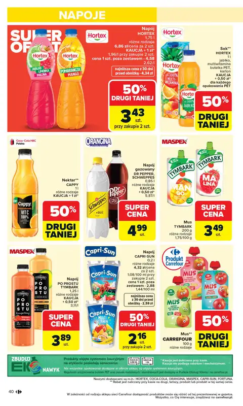 Carrefour - gazetka promocyjna Gazetka Carrefour od poniedziałku od wtorku 07.04 do soboty 11.04 - strona 42