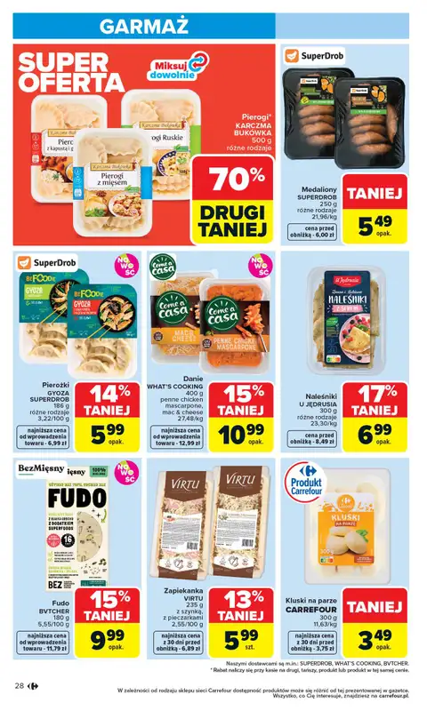 Carrefour - gazetka promocyjna Gazetka Carrefour od poniedziałku od wtorku 07.04 do soboty 11.04 - strona 30