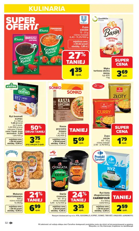Carrefour - gazetka promocyjna Gazetka Carrefour od poniedziałku od wtorku 07.04 do soboty 11.04 - strona 34
