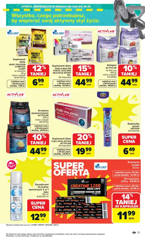 Carrefour - gazetka promocyjna Gazetka Carrefour od poniedziałku od wtorku 07.04 do soboty 11.04 - strona 15