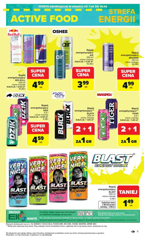 Carrefour - gazetka promocyjna Gazetka Carrefour od poniedziałku od wtorku 07.04 do soboty 11.04 - strona 13