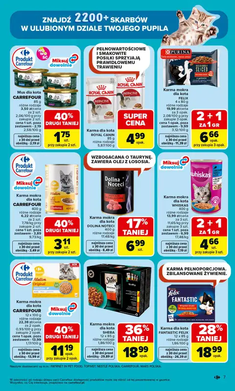 Carrefour - gazetka promocyjna Gazetka ZOO kątek od wtorku 07.04 do soboty 18.04 - strona 7