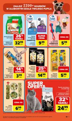 Carrefour - gazetka promocyjna Gazetka ZOO kątek od wtorku 07.04 do soboty 18.04 - strona 5