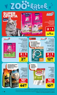Carrefour - gazetka promocyjna Gazetka ZOO kątek od wtorku 07.04 do soboty 18.04 - strona 2