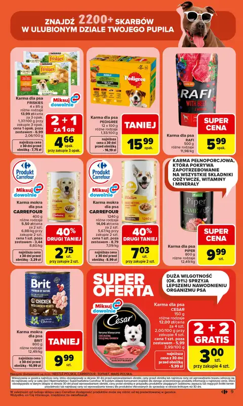 Carrefour - gazetka promocyjna Gazetka ZOO kątek od wtorku 07.04 do soboty 18.04 - strona 9