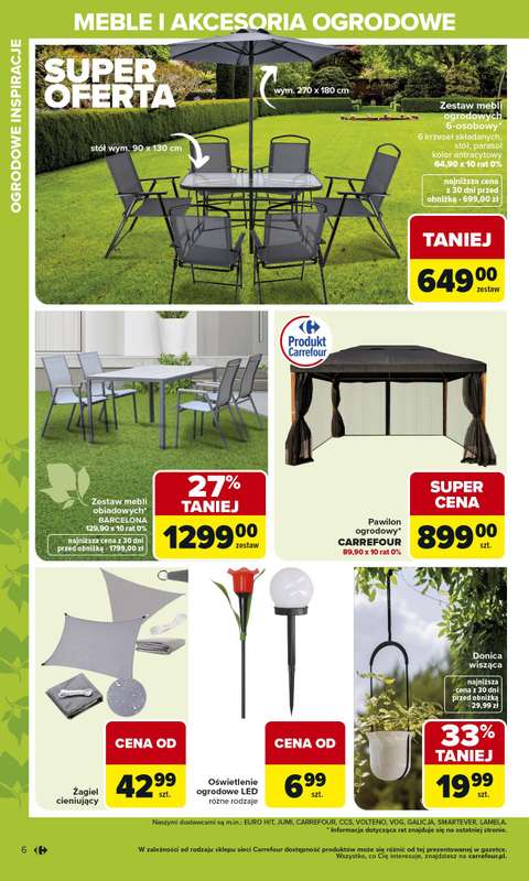Carrefour - gazetka promocyjna Gazetka Ogród, gdzie kwitnie życie od wtorku 07.04 do soboty 02.05 - strona 6