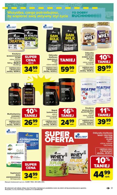 Carrefour - gazetka promocyjna Gazetka Ogród, gdzie kwitnie życie od wtorku 07.04 do soboty 02.05 - strona 31