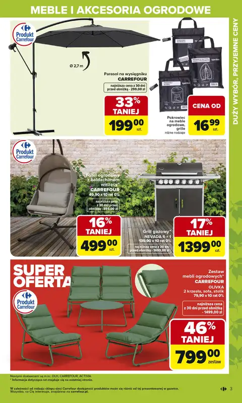 Carrefour - gazetka promocyjna Gazetka Ogród, gdzie kwitnie życie od wtorku 07.04 do soboty 02.05 - strona 3