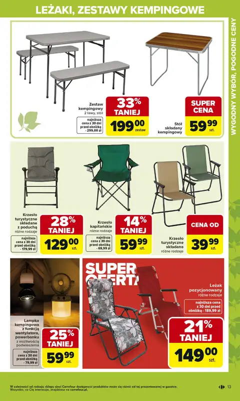 Carrefour - gazetka promocyjna Gazetka Ogród, gdzie kwitnie życie od wtorku 07.04 do soboty 02.05 - strona 13