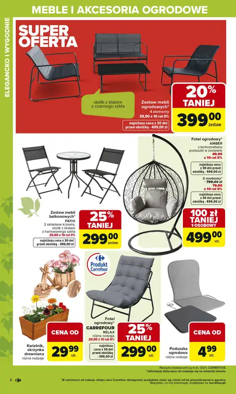 Carrefour - gazetka promocyjna Gazetka Ogród, gdzie kwitnie życie od wtorku 07.04 do soboty 02.05 - strona 4