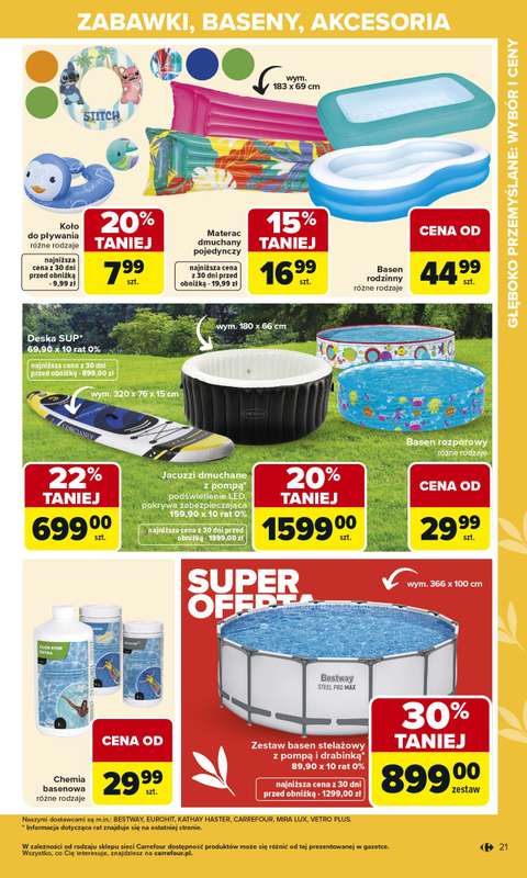 Carrefour - gazetka promocyjna Gazetka Ogród, gdzie kwitnie życie od wtorku 07.04 do soboty 02.05 - strona 21