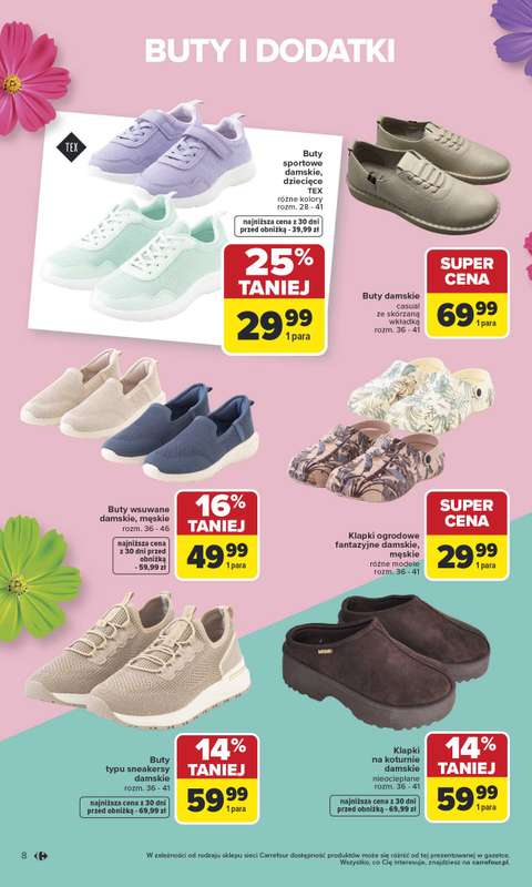 Carrefour - gazetka promocyjna Gazetka TEX na spotkanie z wiosną od wtorku 07.04 do soboty 18.04 - strona 8