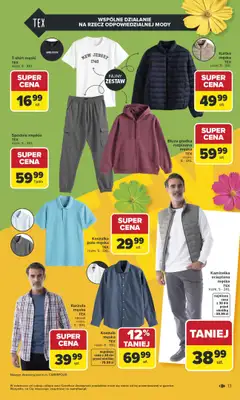 Carrefour - gazetka promocyjna Gazetka TEX na spotkanie z wiosną od wtorku 07.04 do soboty 18.04 - strona 13