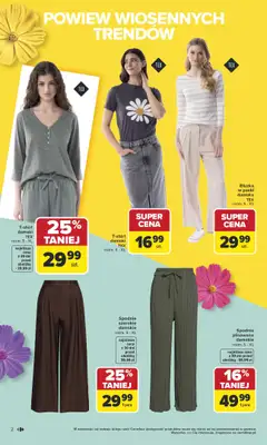 Carrefour - gazetka promocyjna Gazetka TEX na spotkanie z wiosną od wtorku 07.04 do soboty 18.04 - strona 2