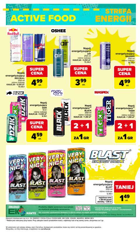 Carrefour - gazetka promocyjna Gazetka ACTIVE FOOD od wtorku 07.04 do soboty 18.04 - strona 7