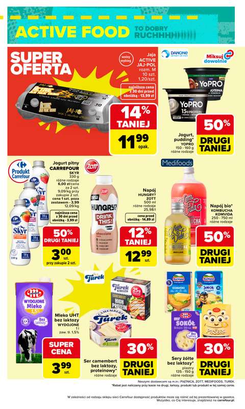 Carrefour - gazetka promocyjna Gazetka ACTIVE FOOD od wtorku 07.04 do soboty 18.04 - strona 2