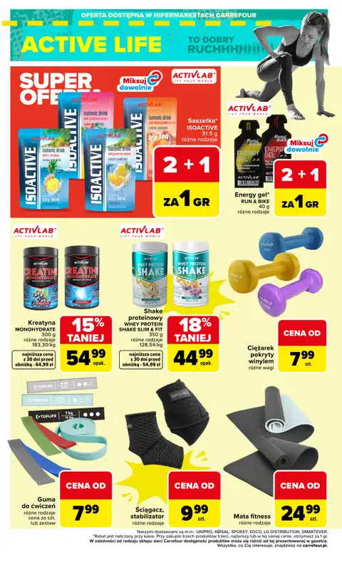 Carrefour - gazetka promocyjna Gazetka ACTIVE FOOD od wtorku 07.04 do soboty 18.04 - strona 12