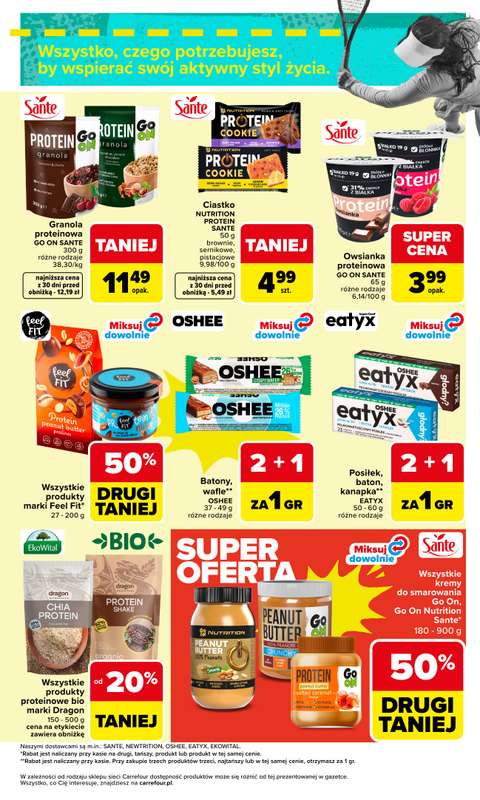 Carrefour - gazetka promocyjna Gazetka ACTIVE FOOD od wtorku 07.04 do soboty 18.04 - strona 3