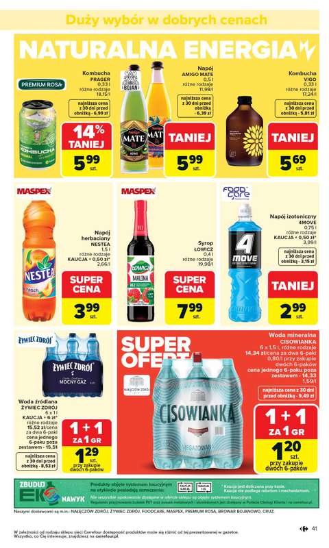Carrefour Market - gazetka promocyjna Gazetka Carrefour Market od poniedziałku  do soboty 11.04 - strona 43