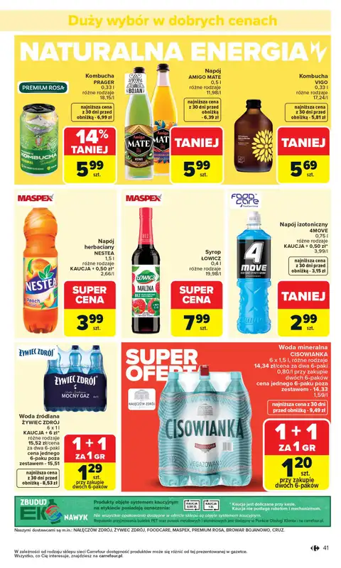 Carrefour Market - gazetka promocyjna Gazetka Carrefour Market od poniedziałku od wtorku 07.04 do soboty 11.04 - strona 43