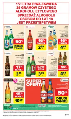 Carrefour Market - gazetka promocyjna Gazetka Carrefour Market od poniedziałku od wtorku 07.04 do soboty 11.04 - strona 45