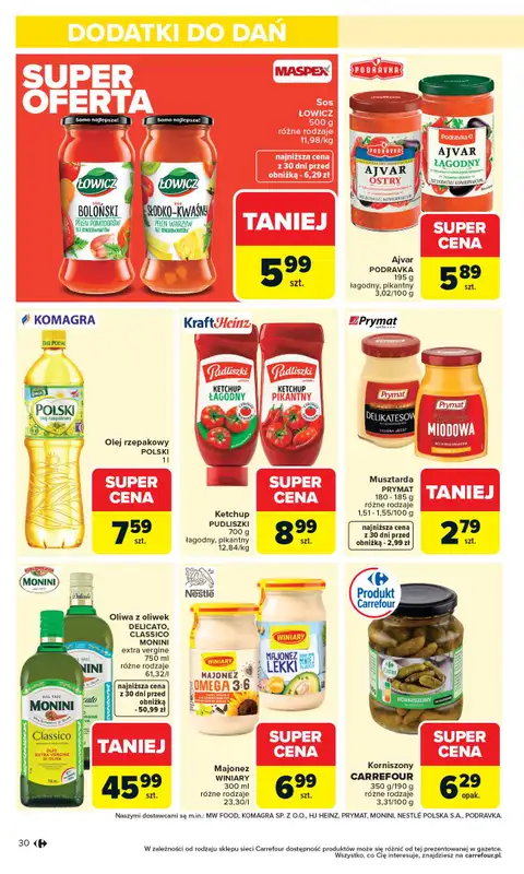 Carrefour Market - gazetka promocyjna Gazetka Carrefour Market od poniedziałku od wtorku 07.04 do soboty 11.04 - strona 32