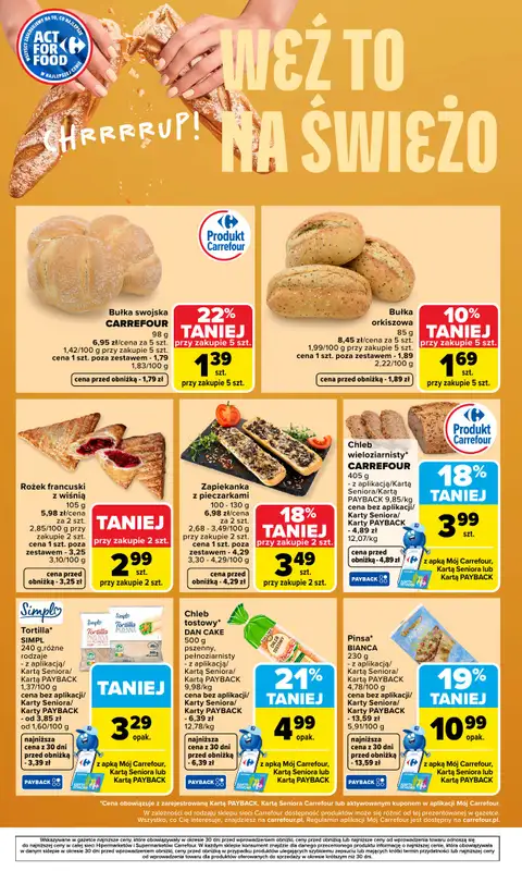 Carrefour Market - gazetka promocyjna Gazetka Weź to na świeżo od wtorku 07.04 do soboty 11.04 - strona 6