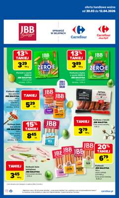 Carrefour Market - gazetka promocyjna Gazetka Pełnia smaku w każdym plasterku od soboty 04.04 do niedzieli 12.04