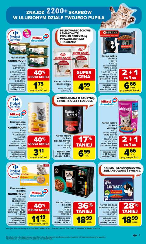 Carrefour Market - gazetka promocyjna Gazetka ZOO kątek od wtorku 07.04 do soboty 18.04 - strona 7