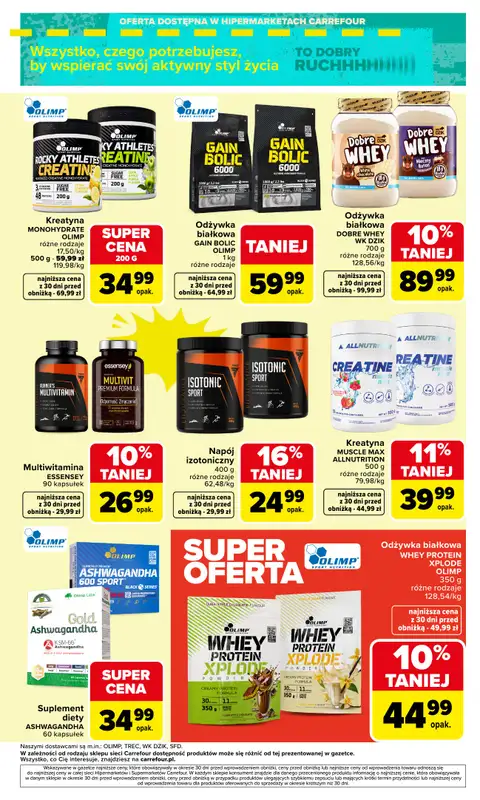 Carrefour Market - gazetka promocyjna Gazetka ACTIVE FOOD od wtorku 07.04 do soboty 18.04 - strona 13