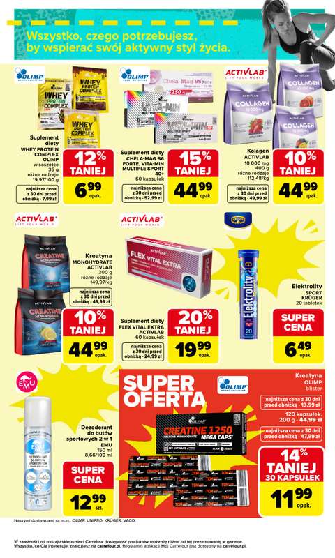 Carrefour Market - gazetka promocyjna Gazetka ACTIVE FOOD  do soboty 18.04 - strona 9