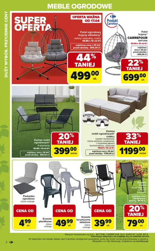 Carrefour Market - gazetka promocyjna Gazetka Ogród, gdzie kwitnie życie od wtorku 07.04 do soboty 02.05 - strona 2