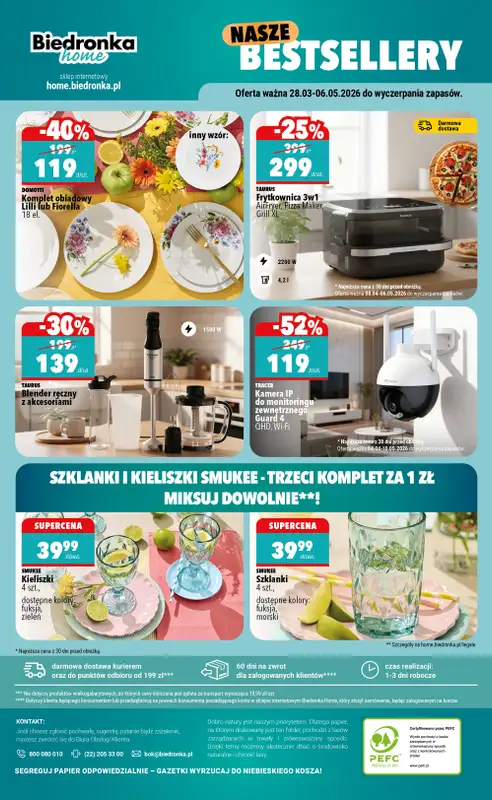 Biedronka Home - gazetka promocyjna Najlepsze oferty od soboty 04.04 do niedzieli 31.05 - strona 6