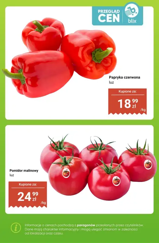 Dino - gazetka promocyjna Owoce i warzywa - przegląd cen i ciekawostki od poniedziałku 06.04 do niedzieli 12.04 - strona 8