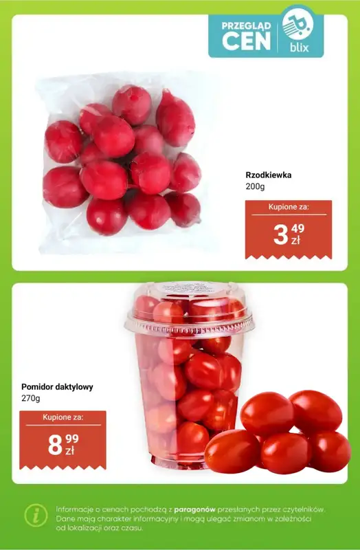 Dino - gazetka promocyjna Owoce i warzywa - przegląd cen i ciekawostki od poniedziałku 06.04 do niedzieli 12.04 - strona 12