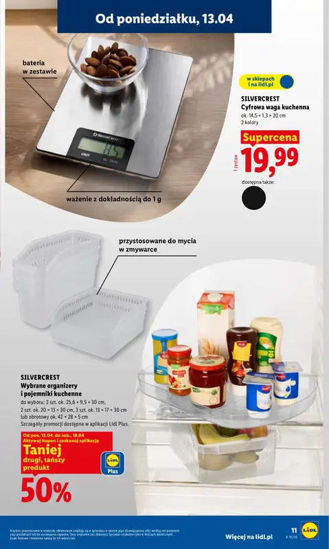 Lidl - gazetka promocyjna Katalog od poniedziałku 13.04 do soboty 18.04 - strona 11