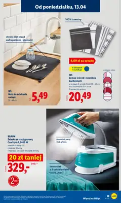 Lidl - gazetka promocyjna Katalog od poniedziałku 13.04 do soboty 18.04 - strona 19
