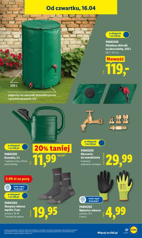Lidl - gazetka promocyjna Katalog od poniedziałku 13.04 do soboty 18.04 - strona 43