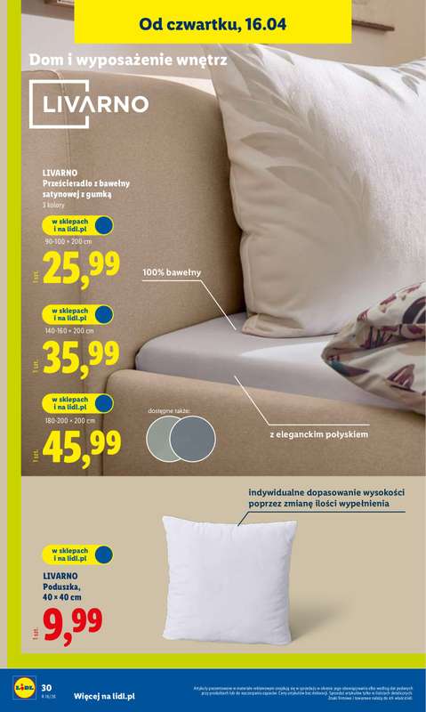 Lidl - gazetka promocyjna Katalog od poniedziałku 13.04 do soboty 18.04 - strona 36