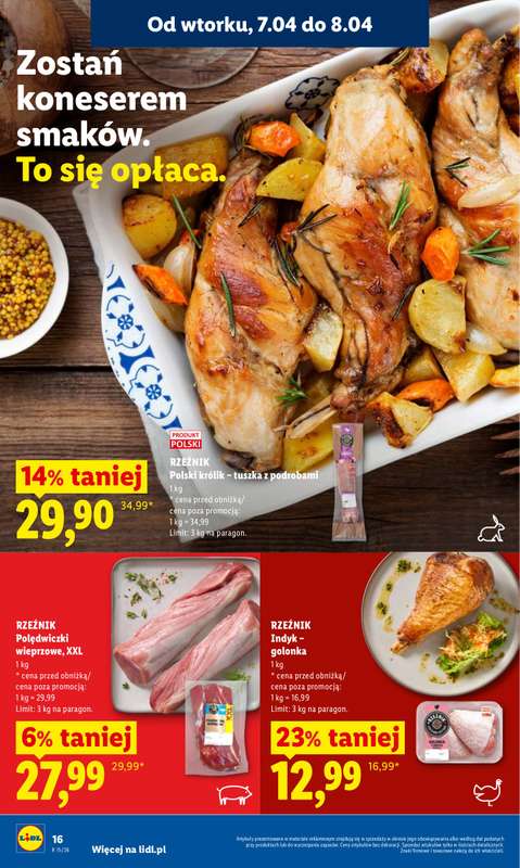 Lidl - gazetka promocyjna Oferta od wtorku od wtorku 07.04 do środy 08.04 - strona 16
