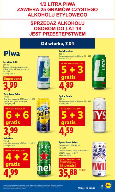 Lidl - gazetka promocyjna Oferta od wtorku od wtorku 07.04 do środy 08.04 - strona 27