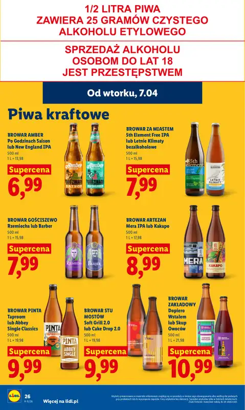 Lidl - gazetka promocyjna Oferta od wtorku od wtorku 07.04 do środy 08.04 - strona 28