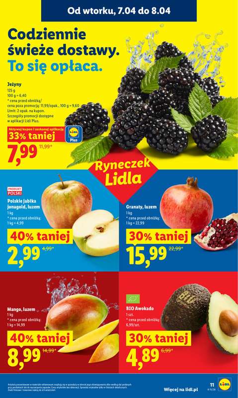 Lidl - gazetka promocyjna Oferta od wtorku od wtorku 07.04 do środy 08.04 - strona 11