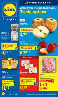 Lidl - gazetka promocyjna Oferta od wtorku od wtorku 07.04 do środy 08.04