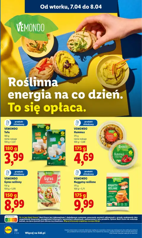Lidl - gazetka promocyjna Oferta od wtorku od wtorku 07.04 do środy 08.04 - strona 22