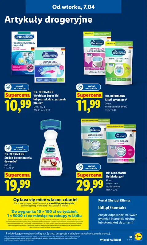 Lidl - gazetka promocyjna Oferta od wtorku od wtorku 07.04 do środy 08.04 - strona 45